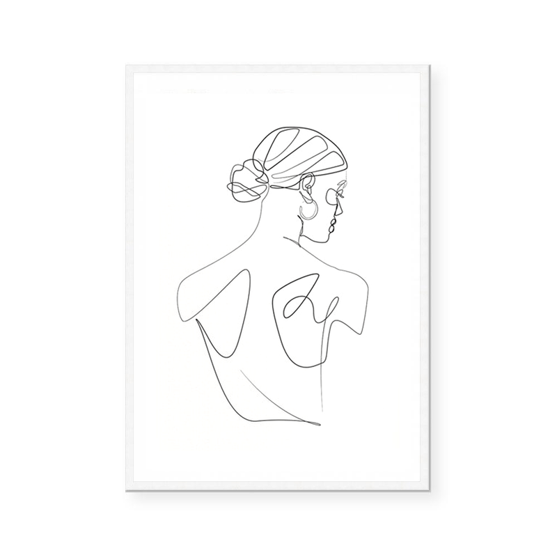 Swam | Line Art | Art Print