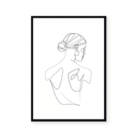 Swam | Line Art | Art Print