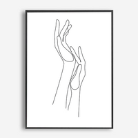 Jordan | Line Art | Canvas Print