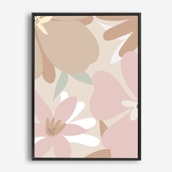 Nude Wildflowers | Canvas Print