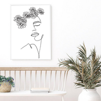 Ida | Line Art | Canvas Print