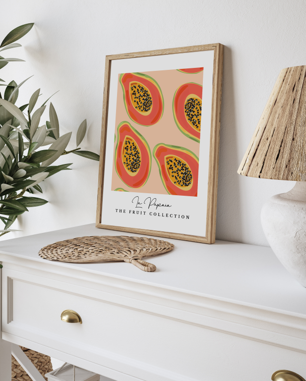 Papaya | The Fruit Collection | Art Print