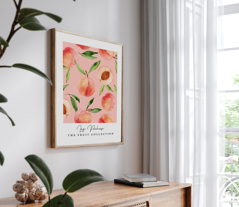 Peaches | The Fruit Collection | Art Print