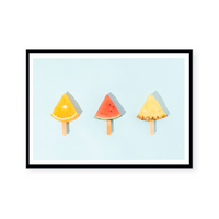 Fruit Popsicles | Art Print