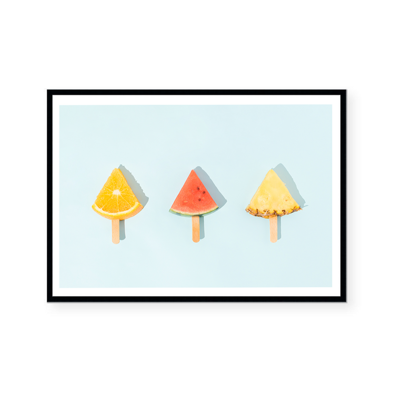 Fruit Popsicles | Art Print