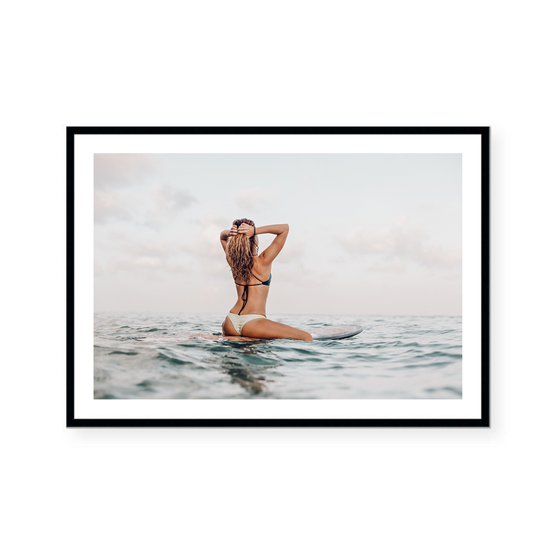 Surf At Sunset | Art Print