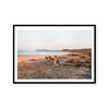 Kangaroos At Shore | Art Print