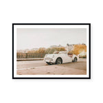 White Car In Paris | Art Print