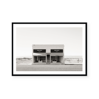 Prada Marfa | B&W | Art Print