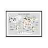 Map Of The World - Nursery | Art Print