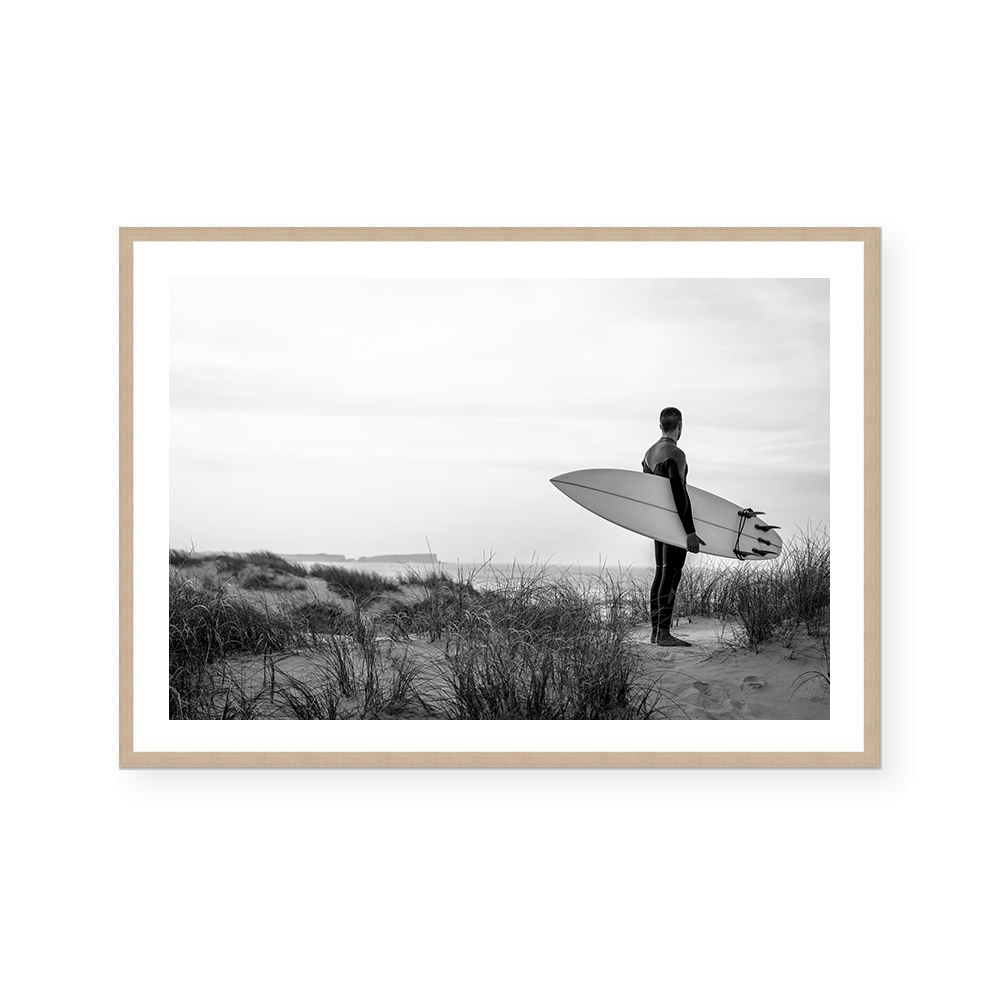 Beach Days | B&W | Art Print – Life In Ink