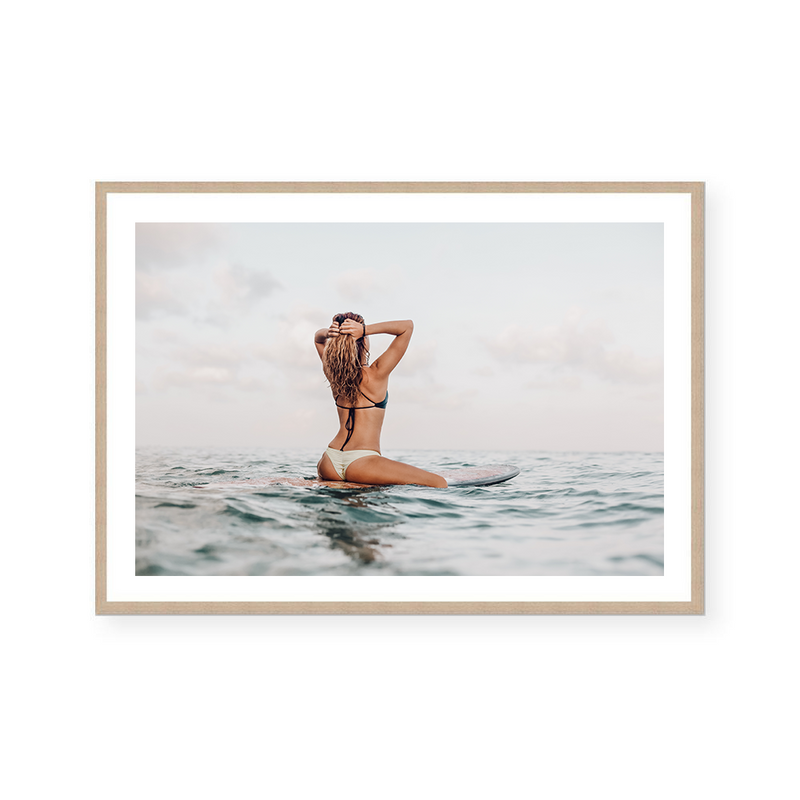 Surf At Sunset | Art Print