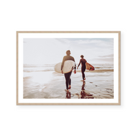 Surfing Friends | Art Print