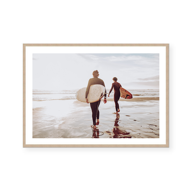 Surfing Friends | Art Print