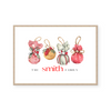 Christmas Baubles | Art Print