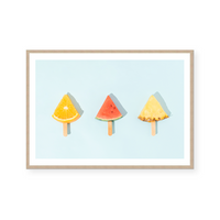 Fruit Popsicles | Art Print