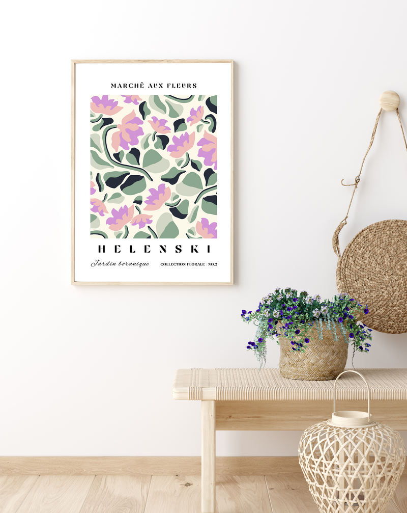 Marche Aux Fleurs | Helenski | Art Print