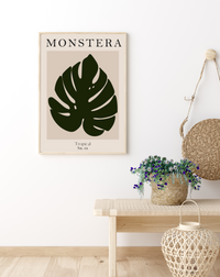 Minimalist Monstera | Art Print