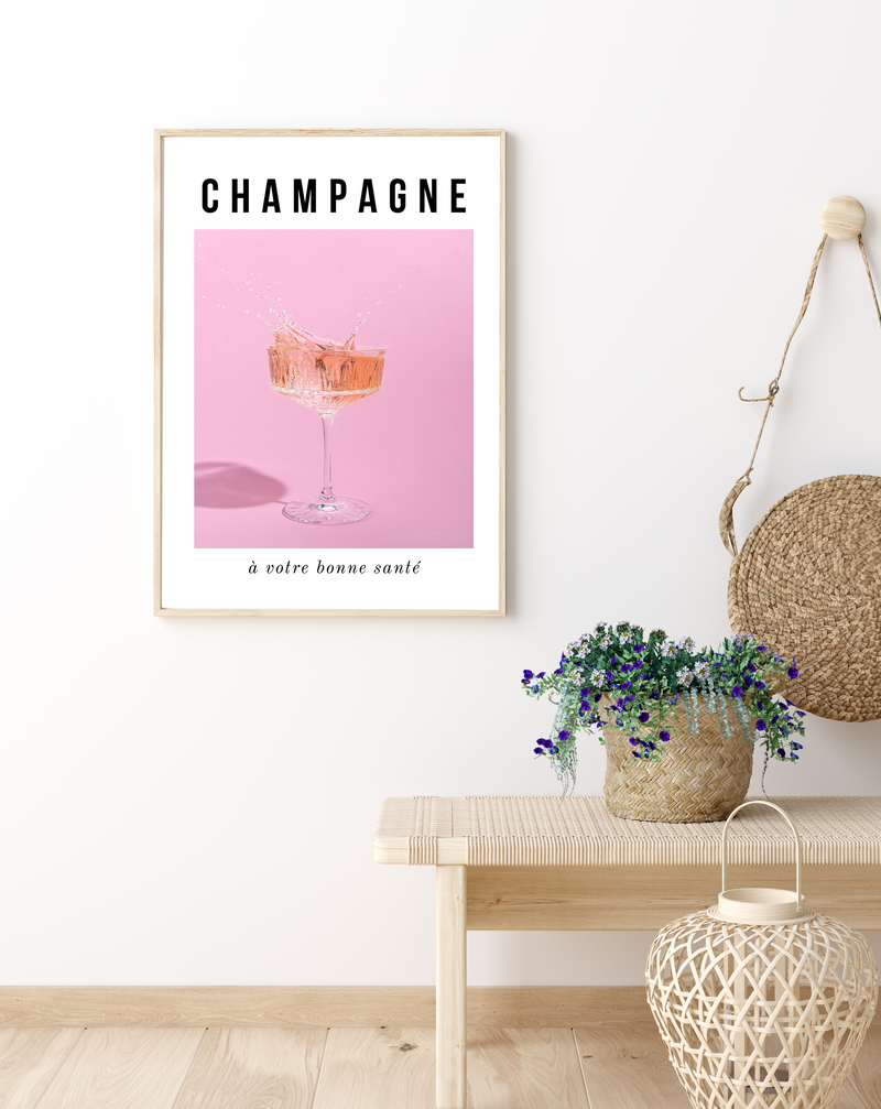 Champagne | Art Print