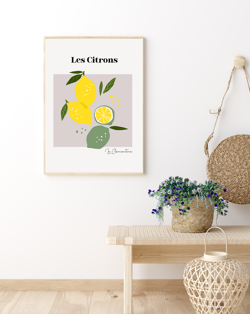 Les Citrons | Art Print