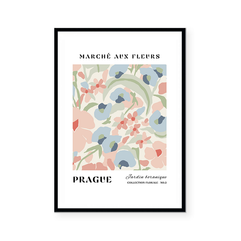 Marche Aux Fleurs | Prague | Art Print