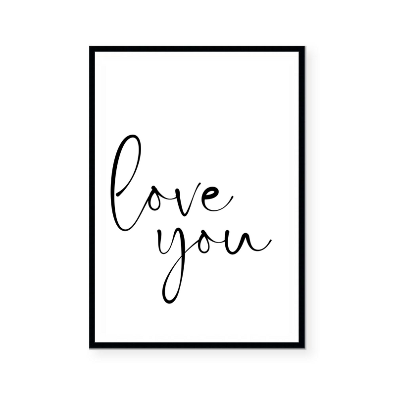 Love You | Art Print