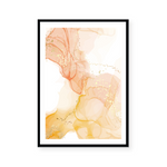 Abstract Fluid | Mustard | Art Print