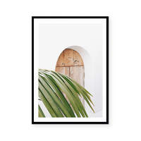 Palm Leaf Door | Art Print