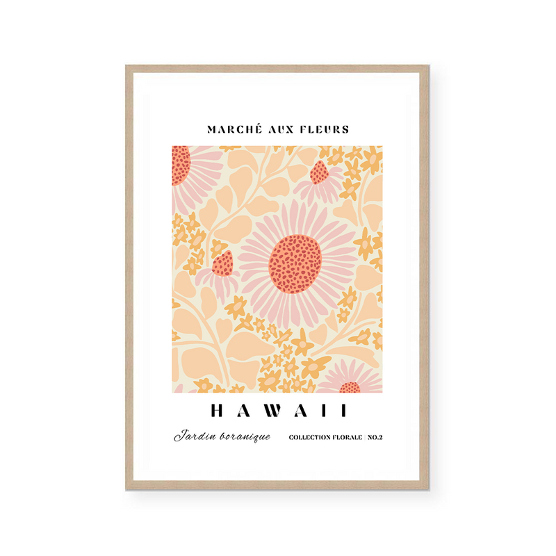Marche Aux Fleurs | Hawaii | Art Print