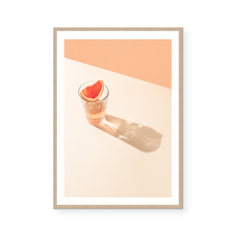 Sliced Grapefruit | Art Print