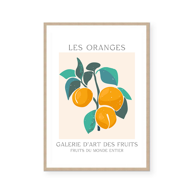 Fruit Market | Oranges | Art Print