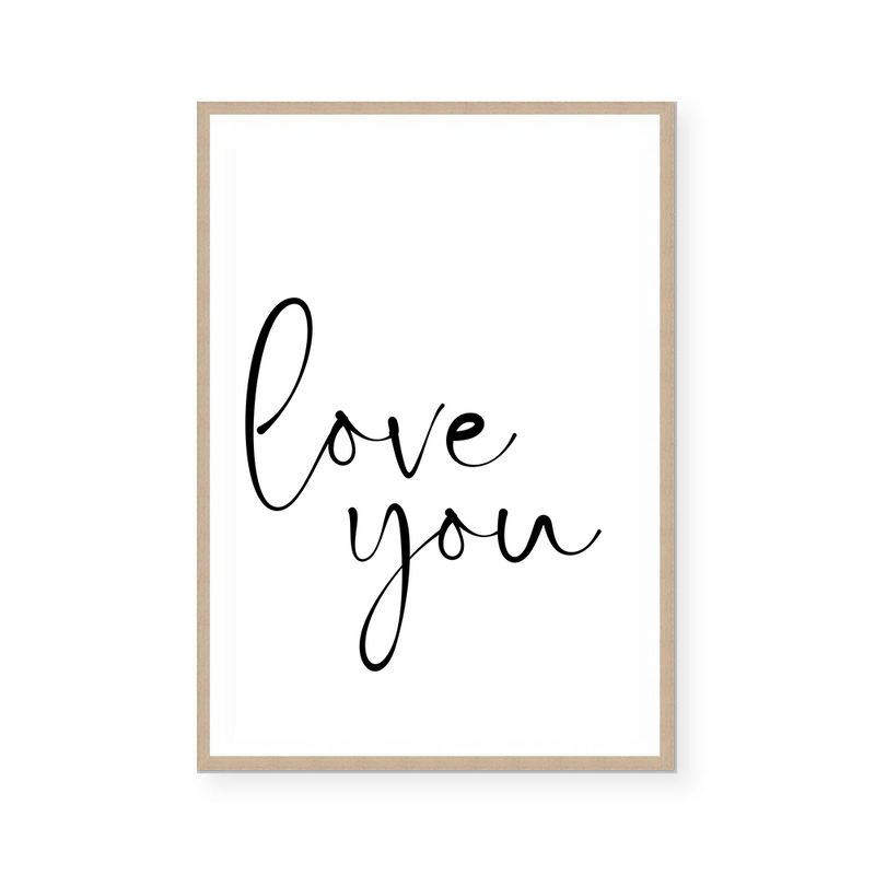 Love You | Art Print