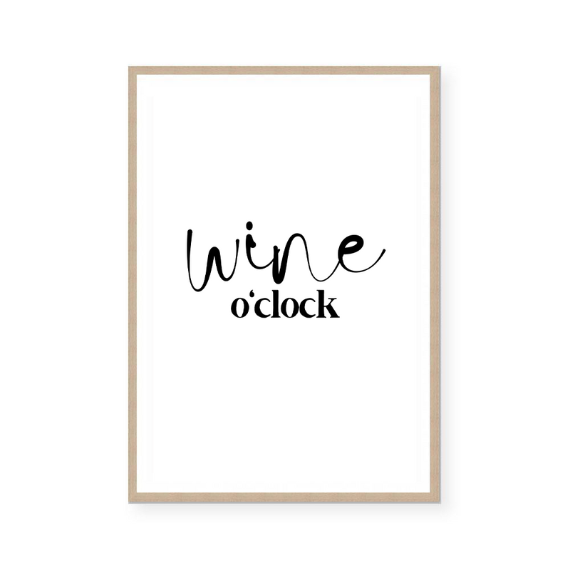 Wine O'Clock | Art Print