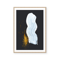 Gold Splatters II | Art Print