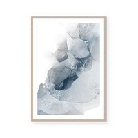 Abstract Fluid | Deep Blue | Art Print