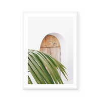 Palm Leaf Door | Art Print