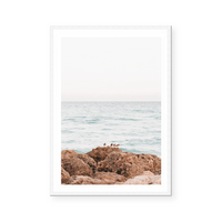 Lovebirds At Shore | Art Print