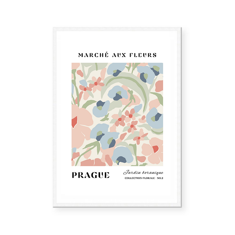 Marche Aux Fleurs | Prague | Art Print