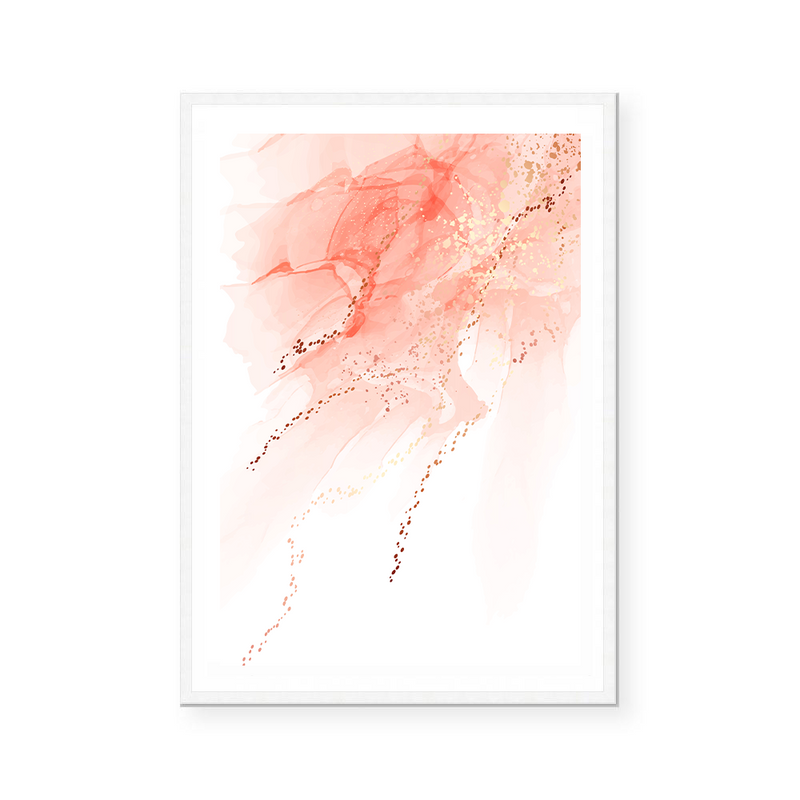 Abstract Fluid | Pink | Art Print