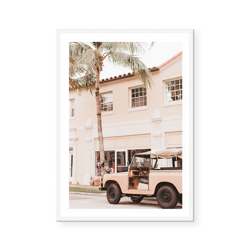 Vintage Land Rover | Art Print