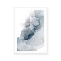 Abstract Fluid | Deep Blue | Art Print