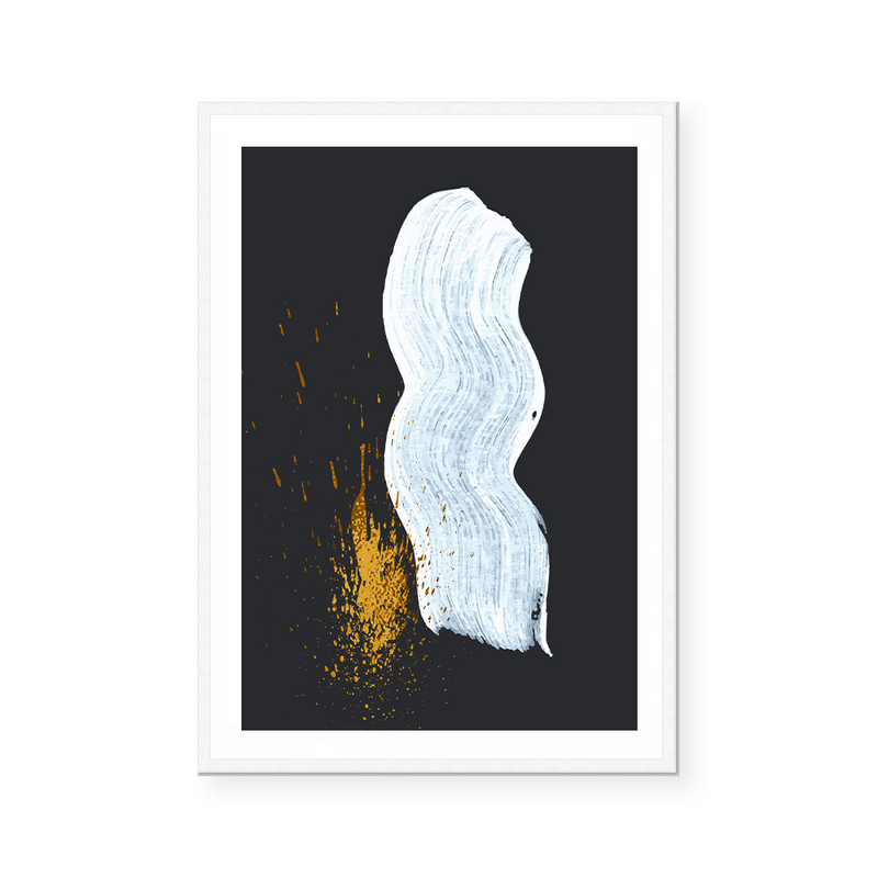 Gold Splatters II | Art Print