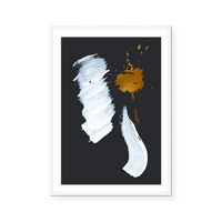 Gold Splatters III | Art Print