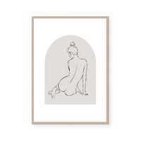 Sayla | Line Art | Art Print