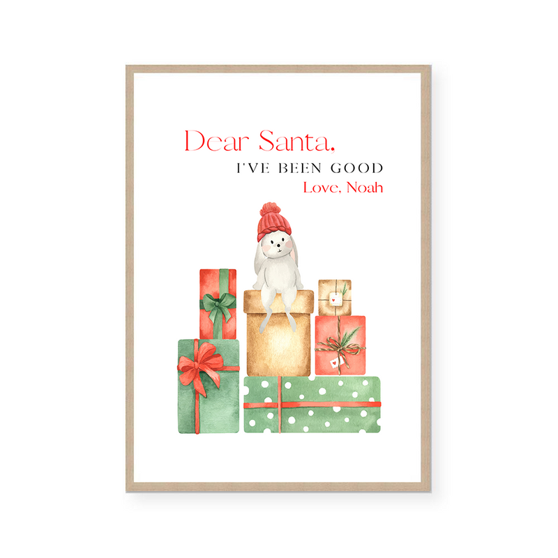 Santa, I've Been Good | Art Print