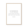 Kindness | Mark Twain | Art Print