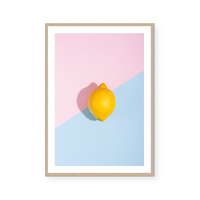 Abstract Lemon | Art Print