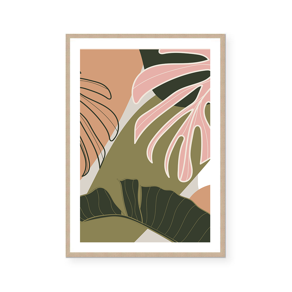 Pastel Monstera | Art Print