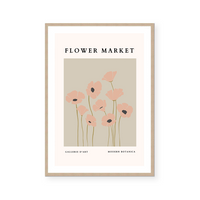 Flower Market | Poppies | Art Print