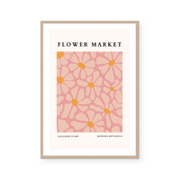 Flower Market | Deep Pink | Art Print